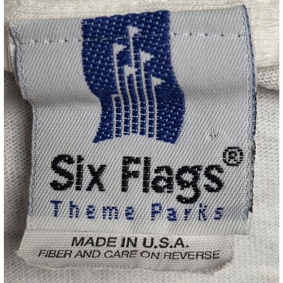 1997 Six Flags Looney Tunes Warner Bros Tasmanian Devil Shirt XL Retro Y2K Wild - Picture 3 of 11